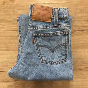 Vintage 550 Levi's Jeans Orange tab
